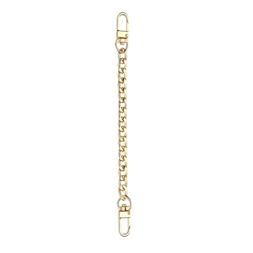 KRIECK Handtasche Kette,Taschenkette Taschengurt, Gepäckverlängerungsketten, Taschengürtel, 20 cm, Tasche, Metallkette, Taschenzubehör(Gold) von KRIECK