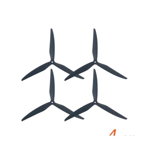 KRLAZdN 15 Zoll 1507 DREI Propeller Nylon Carbon Faser Requisiten 6mm Mitte Innen Loch CW CCW Kompatibel Mit FPV Drone zubehör(4pcs 1507) von KRLAZdN