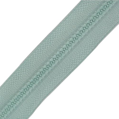 1 Stück 15 Zoll - 47 Zoll (40 cm - 120 cm) Harz-Spulenreißverschlüsse für Schneider-Näharbeiten, Nylon-Reißverschlüsse, Großpackung 24, Farbe: Mintgrün, 100 cm von KRVDGR