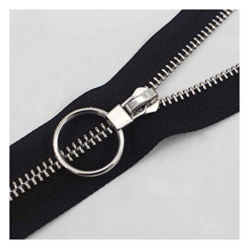KRXSOBNV, Close-End 15–45 cm Reißverschluss, 1 Stück Metall-Reißverschluss for Nähen von Reißverschluss, Bekleidungszubehör, Jeans-Reißverschlüssen #5 Reißverschluss,Reißverschlüsse(Black Silver Toot KRXSOBNV, Close-End 15–45 cm Reißverschluss, 1 Stück Metall-Reißverschluss for Nähen von Reißverschluss, Bekleidungszubehör, Jeans-Reißverschlüssen #5 Reißverschluss,Reißverschlüsse(Black Silver Toot von KRXSOBNV