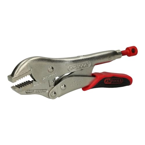 KS Tools 115.3011 Gripzange mit Schnellspannhebel, gerade Backen von KS Tools