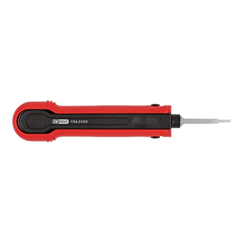 KS Tools 154.0105 Entriegelungswerkzeug für Flachstecker/Flachsteckhülsen 1,2 mm (AMP Tyco MQS) von KS Tools