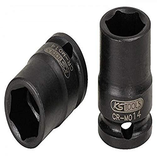 KS Tools 515.1545 1/4" Sechskant-Kraft-Stecknuss, kurz, 9mm von KS Tools