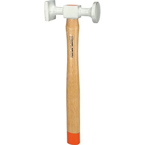 KS Tools 700.1491 Aluminium-Karosserie-Standard-Hammer gewölbter Kopf, rund/eckig von KS Tools