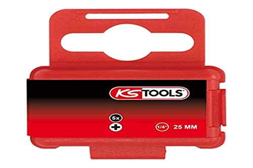 KS Tools 911.2394 1/4" CLASSIC Bit PH, 25mm, PH0, 5er Pack von KS Tools