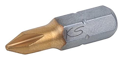 KS Tools 911.2639 1/4" TiN Bit, 25mm, PH2, 5er Pack von KS Tools