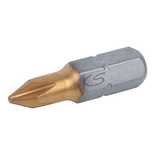 KS Tools 911.2641 1/4" TiN Bit, 25mm, PH3, 5er Pack von KS Tools