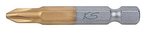 KS Tools 911.2643 1/4" TiN Bit, 50mm, PH1, 5er Pack von KS Tools