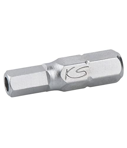 KS Tools 911.2965 1/4" CLASSIC Bit Innensechskant, Bohrung, 25mm, 7/64'', 5er Pack von KS Tools