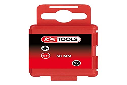 KS Tools 911.3348 1/4" CLASSIC Bit PZ, 50mm, PZ0, 5er Pack von KS Tools