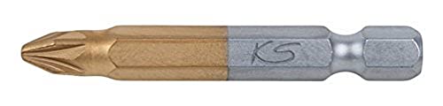 KS Tools 911.3646 1/4" TiN Bit, 50mm, PZ3, 5er Pack von KS Tools