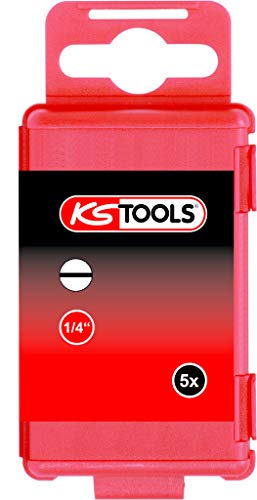 KS Tools 918.3351 1/4" TORSIONpower Bit Schlitz, 75mm, 3mm, 5er Pack von KS Tools