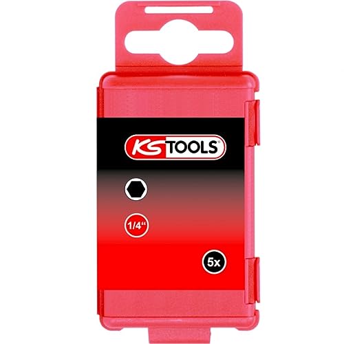 KS Tools 918.3456 1/4" TORSIONpower Bit Innen6kant, 75mm, 4mm, 5er Pack von KS Tools