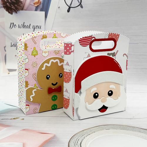 KSCRAFT 2024 Oktober Release Weihnachten Metall Stanzformen Schablonen für DIY Scrapbooking Dekorative Prägung DIY Papier Karte (Ostern Geschenktüte Weihnachten Hinzufügen) von KSCRAFT