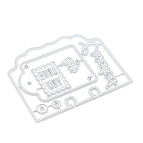 KSCRAFT Eleganter Rahmen Memory Dex Metall Stanzformen Schablonen für DIY Scrapbooking Fotoalbum dekorative Prägung DIY Papierkarten von KSCRAFT
