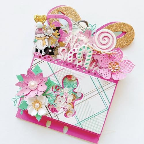 KSCRAFT Geschenk Tag mit Box Metall Stanzformen Schablonen für DIY Scrapbooking Dekorative Prägung DIY Papier Karte von KSCRAFT