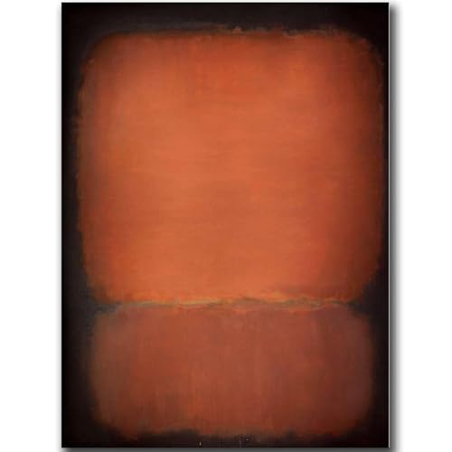 KSHAO ATHQW Berühmtes Mark Rothko-Poster, dunkle Farbpalette, Wandkunst, Mark Rothko, Leinwandmalerei, Mark Rothko, Drucke für Heimdekoration, Bilder, 20 x 30 cm, ohne Rahmen von KSHAO ATHQW