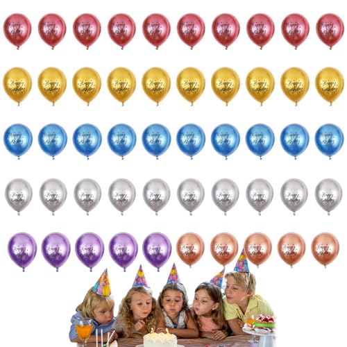 KSHSAA Partyballons | Ballon-Party-Dekoration – Dekorationen für Party, Ballon-Party-Dekoration, Geburtstagsparty-Dekoration, 30,5 cm lebendiges Sortiment für Gastgeschenke von KSHSAA