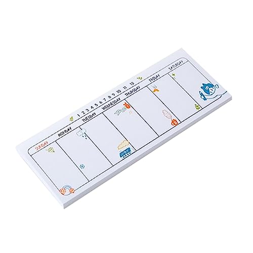 KSTZGTA Hochwertiger Wochenplaner, Notizbuch, Wochenplanungsblöcke, Wochenkalender, Notizblöcke, langlebig, zufälliges Muster, 40 Seiten, Wochenplaner von KSTZGTA