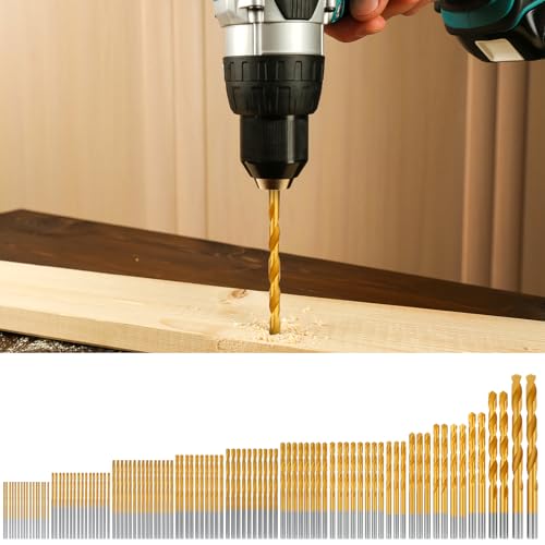 99 Pcs Präzisionsbohrer-Set aus HSS-E M35 Cobalt Ultra Scharf Langlebig Abschreck- Schleifprozess HSS Spiralbohrer Cobalt Drill Bit Bohrer-Set Kobalt Spiralbohrer für Metal Holz Kunststoff 99 Pcs Präzisionsbohrer-Set aus HSS-E M35 Cobalt Ultra Scharf Langlebig Abschreck- Schleifprozess HSS Spiralbohrer Cobalt Drill Bit Bohrer-Set Kobalt Spiralbohrer für Metal Holz Kunststoff von KTCINA