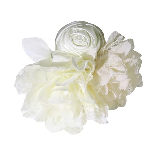 15 cm 3D Seide Rose Blume Applikation Handgefertigte Abendkleider Nähen Blume Tänzerin Kleid Corsage Blume Brosche Nähen Patches von KUAIYIJU