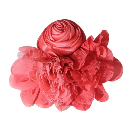 15 cm 3D Seide Rose Blume Applikation Handgefertigte Abendkleider Nähen Blume Tänzerin Kleid Corsage Blume Brosche Nähen Patches von KUAIYIJU