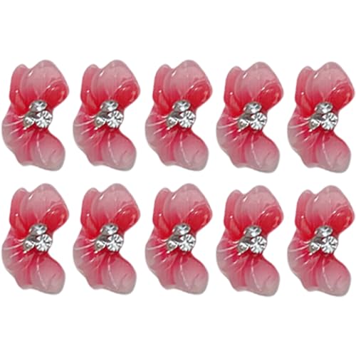 3D-Blumen-Anhänger für Nägel, Strasssteine, Nägel, Zubehör für Frauen, Nageldekorationen, 10 Stück von KUAIYIJU