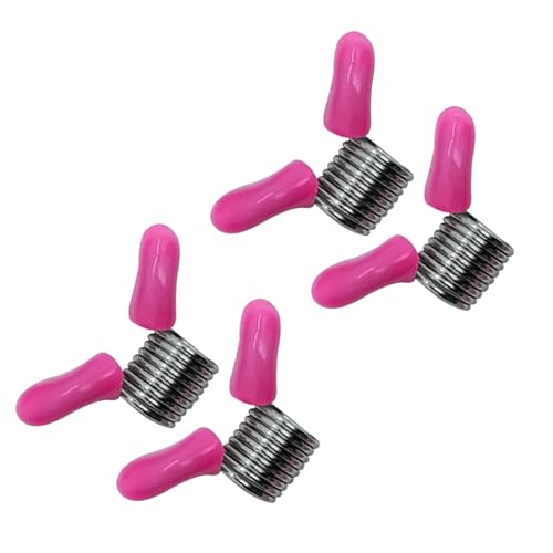 Set mit 4 Perlenstopper-Set aus Metall, zur Schmuckherstellung, Federenden, Geschenk für Bastler von KUAIYIJU