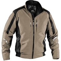 KÜBLER® Herren Arbeitsjacke 1367 beige, schwarz Größe 4XL von KÜBLER®