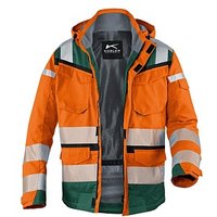 KÜBLER® unisex Warnjacke Winter REFLECTIQ orange, moosgrün Größe 3XL von KÜBLER®