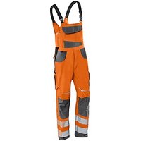 KÜBLER® unisex Warnschutz-Latzhose REFLECTIQ warnorange, anthrazit Größe 24 von KÜBLER®