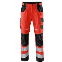 KÜBLER® unisex Warnschutzhose REFLECTIQ rot, schwarz Größe 114 von KÜBLER®