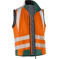 KÜBLER® unisex Warnweste REFLECTIQ orange, moosgrün Größe 2XL von KÜBLER®