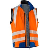 KÜBLER® unisex Warnweste REFLECTIQ orange, kornblau Größe 2XL von KÜBLER®