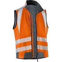 KÜBLER® unisex Warnweste REFLECTIQ warnorange, anthrazit Größe 3XL von KÜBLER®