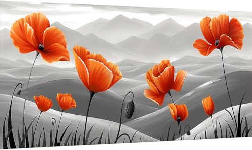 Malen Nach Zahlen Blume, Malen Nach Zahlen Erwachsene HüGel, DIY Set Erwachsene Mit Pinseln und Acrylfarbe, Paint by Numbers für Deko Wohnzimmer und Zimmer Deko, Geschenke für Frauen 55x110cm 5-6404 Malen Nach Zahlen Blume, Malen Nach Zahlen Erwachsene HüGel, DIY Set Erwachsene Mit Pinseln und Acrylfarbe, Paint by Numbers für Deko Wohnzimmer und Zimmer Deko, Geschenke für Frauen 55x110cm 5-6404 von KUEGDUNG