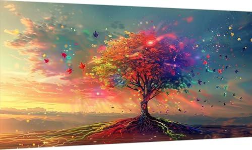Malen Nach Zahlen Erwachsene Baum, Malen Nach Zahlen Landschaft, DIY Handgemalt Ölgemälde Leinwand Kits Mit Pinseln und Acrylfarbe, Paint by Numbers Adult Adult für Deko Wohnzimmer 40x80cm 3-6439 Malen Nach Zahlen Erwachsene Baum, Malen Nach Zahlen Landschaft, DIY Handgemalt Ölgemälde Leinwand Kits Mit Pinseln und Acrylfarbe, Paint by Numbers Adult Adult für Deko Wohnzimmer 40x80cm 3-6439 von KUEGDUNG