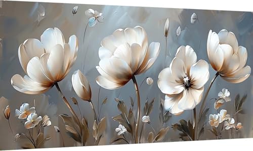 Malen Nach Zahlen Erwachsene Blume, Malen Nach Zahlen Pflanzen, DIY Handgemalt Ölgemälde Leinwand Kits Mit Pinseln und Acrylfarbe, Paint by Numbers Adult Adult für Deko Wohnzimmer 40x70cm A-9472 Malen Nach Zahlen Erwachsene Blume, Malen Nach Zahlen Pflanzen, DIY Handgemalt Ölgemälde Leinwand Kits Mit Pinseln und Acrylfarbe, Paint by Numbers Adult Adult für Deko Wohnzimmer 40x70cm A-9472 von KUEGDUNG