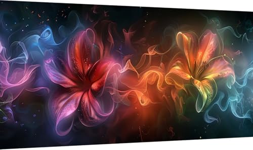 Malen Nach Zahlen Erwachsene Blume, Malen Nach Zahlen Psychedelisch, DIY Handgemalt Ölgemälde Leinwand Kits Mit Pinseln und Acrylfarbe, Paint by Numbers Adult für Deko Wohnzimmer 40x90cm 1-6334 Malen Nach Zahlen Erwachsene Blume, Malen Nach Zahlen Psychedelisch, DIY Handgemalt Ölgemälde Leinwand Kits Mit Pinseln und Acrylfarbe, Paint by Numbers Adult für Deko Wohnzimmer 40x90cm 1-6334 von KUEGDUNG