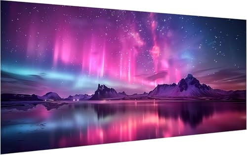 Malen Nach Zahlen Erwachsene Landschaft, Malen Nach Zahlen Aurora, DIY Handgemalt Ölgemälde Leinwand Kits Mit Pinseln und Acrylfarbe, Paint by Numbers Adult Adult für Deko Wohnzimmer 40x70cm N-3688 Malen Nach Zahlen Erwachsene Landschaft, Malen Nach Zahlen Aurora, DIY Handgemalt Ölgemälde Leinwand Kits Mit Pinseln und Acrylfarbe, Paint by Numbers Adult Adult für Deko Wohnzimmer 40x70cm N-3688 von KUEGDUNG
