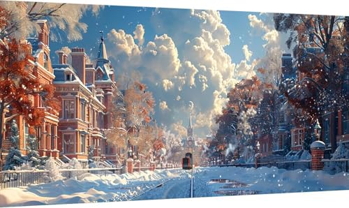 Malen Nach Zahlen Erwachsene Landschaft, Malen Nach Zahlen Stadt, DIY Handgemalt Ölgemälde Leinwand Kits Mit Pinseln und Acrylfarbe, Paint by Numbers Adult Adult für Deko Wohnzimmer 40x80cm O-1333 Malen Nach Zahlen Erwachsene Landschaft, Malen Nach Zahlen Stadt, DIY Handgemalt Ölgemälde Leinwand Kits Mit Pinseln und Acrylfarbe, Paint by Numbers Adult Adult für Deko Wohnzimmer 40x80cm O-1333 von KUEGDUNG