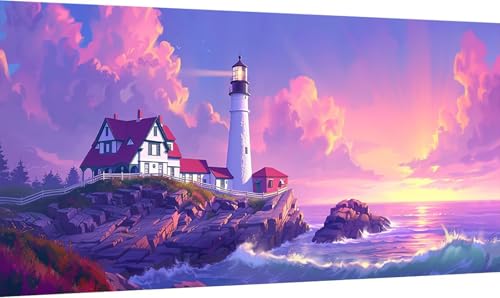 Malen Nach Zahlen Erwachsene Wasserturm, Malen Nach Zahlen Landschaft, DIY Handgemalt Ölgemälde Leinwand Kits Mit Pinseln und Acrylfarbe, Paint by Numbers Adult für Deko Wohnzimmer 60x120cm 7-2496 Malen Nach Zahlen Erwachsene Wasserturm, Malen Nach Zahlen Landschaft, DIY Handgemalt Ölgemälde Leinwand Kits Mit Pinseln und Acrylfarbe, Paint by Numbers Adult für Deko Wohnzimmer 60x120cm 7-2496 von KUEGDUNG