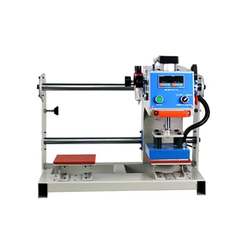 Transferpresse, Doppelpositions-Etikettendrucker-Wärmepressmaschine, Sublimationstransfer-T-Shirt-Taschensocken-DIY-Drucker kontinuierlich 1000 W für Kissen, Mäuse, Pads, Tragetaschen(100x100mm Duplex von KUMIAN