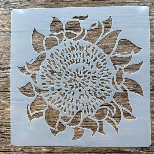 Schablonen zum Malen, 20 x 20 cm, Sonnenblumen-Schablone zum Malen auf Holz, Wand, Leinwand, Stoff, Stein, Schild, DIY Handwerk Kunstprojekte Schablonen zum Malen, 20 x 20 cm, Sonnenblumen-Schablone zum Malen auf Holz, Wand, Leinwand, Stoff, Stein, Schild, DIY Handwerk Kunstprojekte von KUNGZUNMOLDS