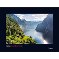 KUNTH Monats-Wandkalender Hurtigruten 2025 von KUNTH