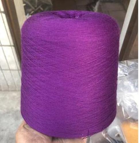 Strickwolle, Merinowolle, handgestrickt, Faden, DIY-Schal, Handschuhe, Schal, weiches und eng anliegendes Wollgarn, handgefertigtes Garnmaterial(Noble Purple) von KUOHU