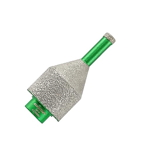 KURSTOL Diamant Fingerfräser - Diamant Bohrkrone 10-35mm x M14 Gewindewinkelschleifer,Diamant Fräser Bit zum Formen von Vergrößern von Reinigungslöchern von Granit, Marmor, Porzellanfliesen von KURSTOL