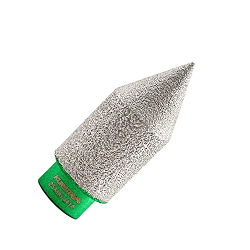 KURSTOL Diamant Fingerfräser – diamant fräser Bit 0-25 mm x M14 Gewindewinkelschleifer,zum Formen von Vergrößern von Reinigungslöchern von Granit, Marmor, Porzellanfliesen von KURSTOL