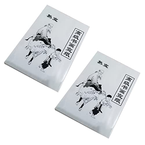 KVSERT 60 weißes Papier Reispapier Chinesisch und Kalligraphie 36 cm x 25 cm von KVSERT