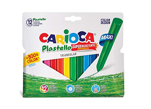 Carioca Kredki swiecowe Plastello JUMBO 12 kolorów von CARIOCA